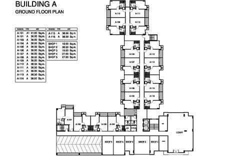 План этажей здание А