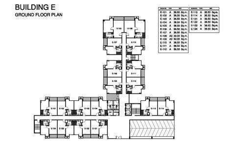 План этажей здание Е