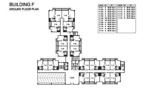 План этажей здание F
