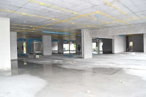 atrium construction 27.09.17 - interior works