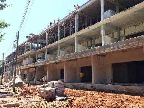 Coral Beach construction update 15.12.17 - exterior view