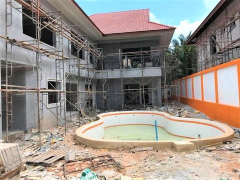 Coral villas project construction update 27.04.18